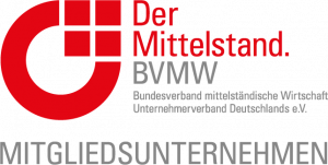 Hier steht das Logo des BVMW - des Bundesverbandes mittelständische Wirtschaft.