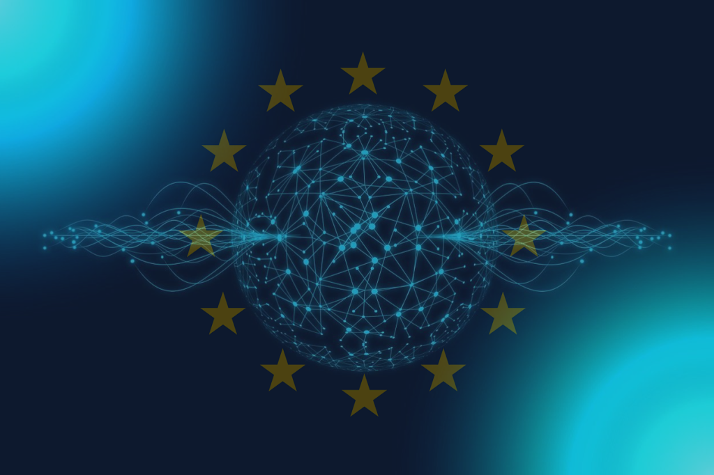 Overlay EU-Flagge & KI