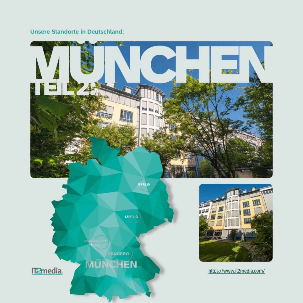 Fotocollage vom IT2media Standort München