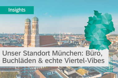 Unser Standort München: Büro, Buchläden & echte Viertel-Vibes