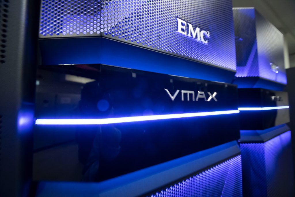 EMC VMAX Speichersysteme in einem Rechenzentrum